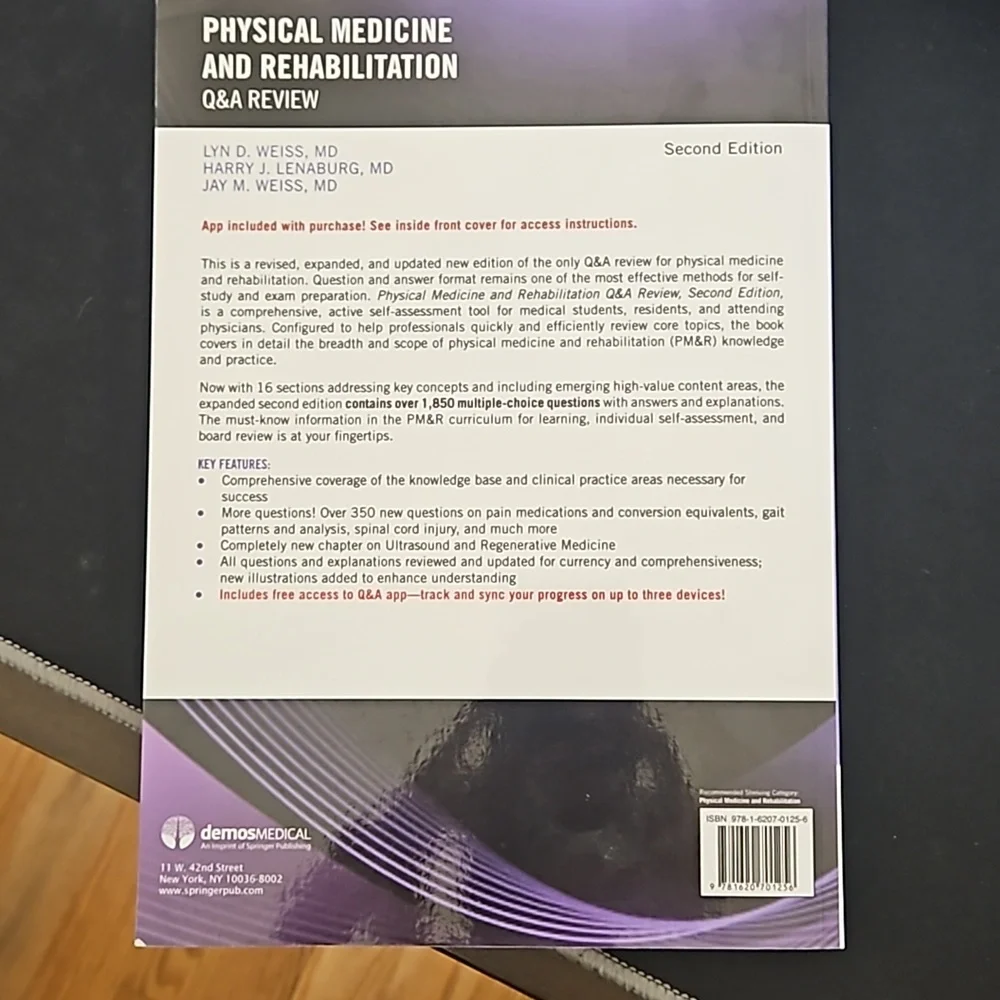 Physical medicine and rehabilitation Q&A review second edition - Picture 2 of 4